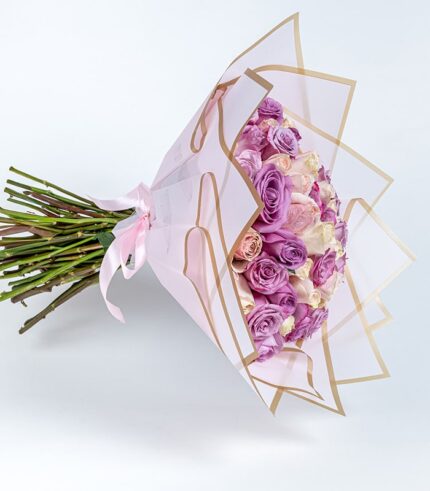 Bouquet Morado Y Rosa - Image 4