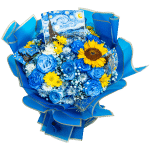 Bouquet Van Gogh Azul