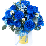 Blue Box Flowers